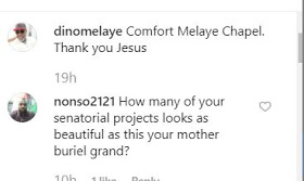 Image result for Dino Melaye Built A Chapel In Honour Of Late Mother (Photos)