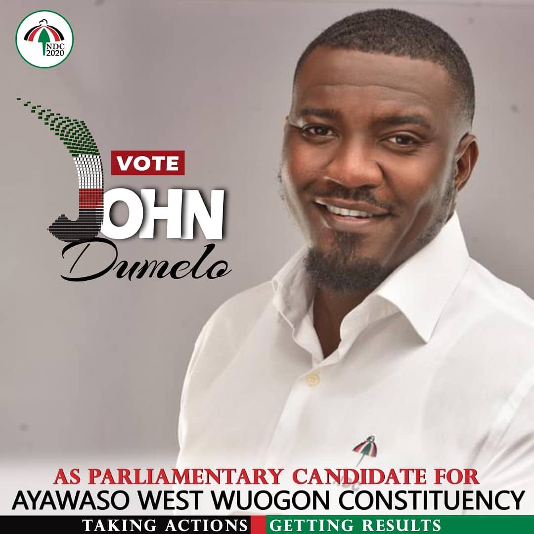 John Dumelo Campaign Poster
