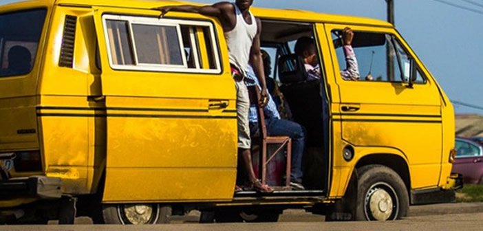 Commercial bus in Lagos