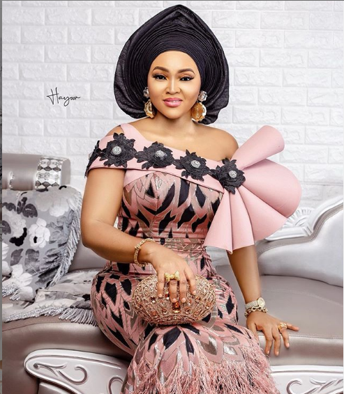 'Queen Of Owmabe' - Mercy Aigbe Slays In Stunning Traditional Outfit