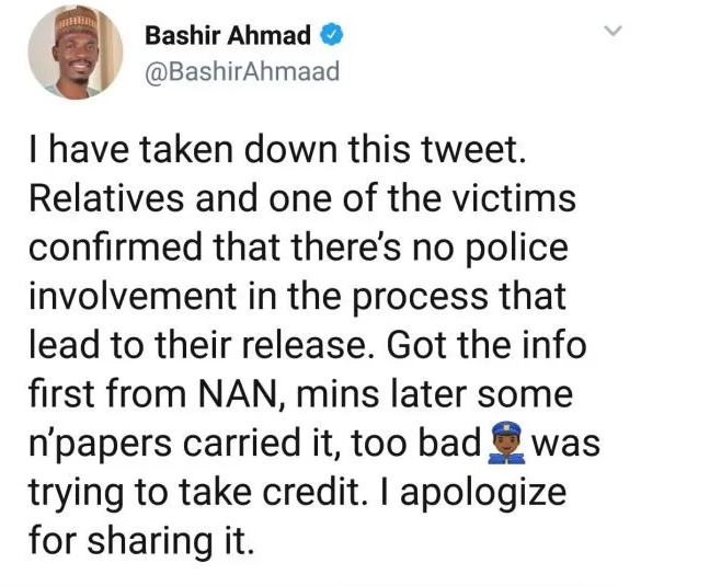Bashir Ahmed Tweet