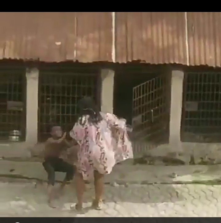 [Video]: Outrage As Nigerian Woman Mercilessly Flogs A Child Then Locks Him In A Dog Cage