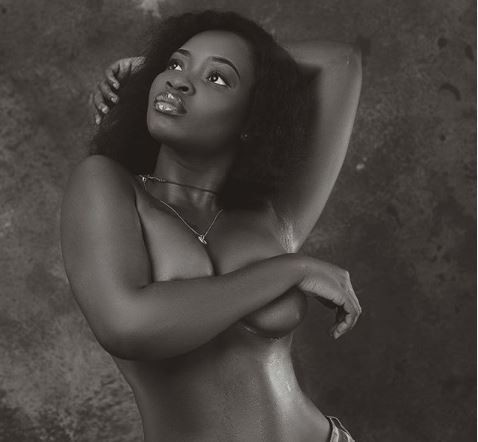 [Photos]: Ghanaian Model Sariyu Causes A Stir With Topless Photos