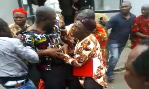 Ike-Ekweremadu attacked by IPOB members