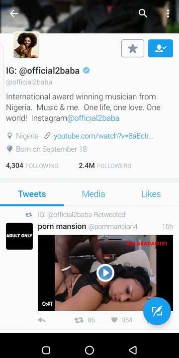 2face Idibia's twitter timeline