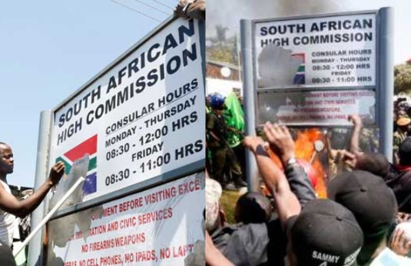 Zambian Students Attack South African Embassy