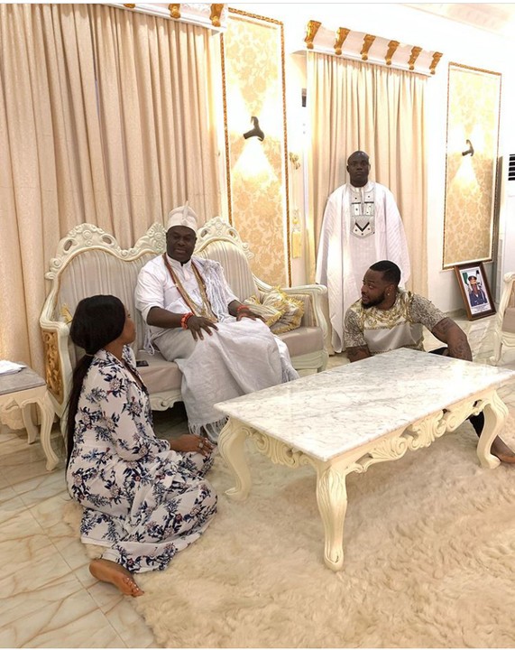Bambam, Ooni Of Ife and Teddy A