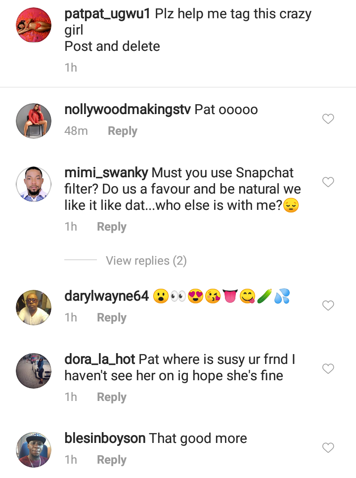 Pat Ugwu's comment section 