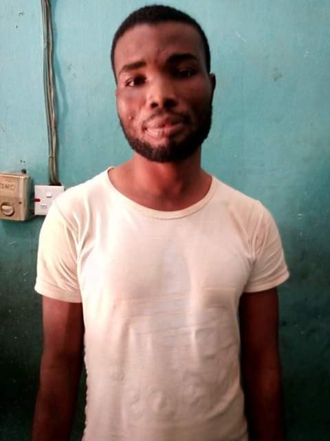 The suspect, Adeyemi Eniola Feranmi