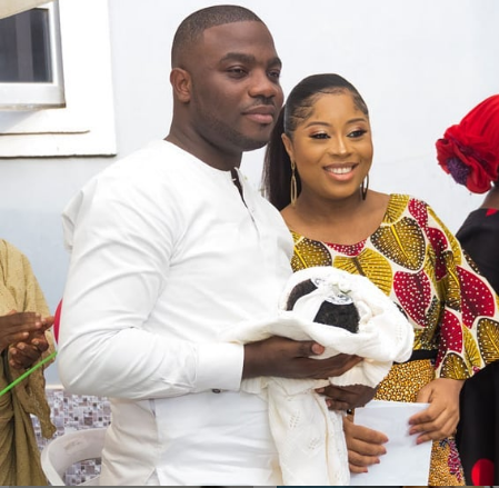 Benita Okojie, Newborn and Husband