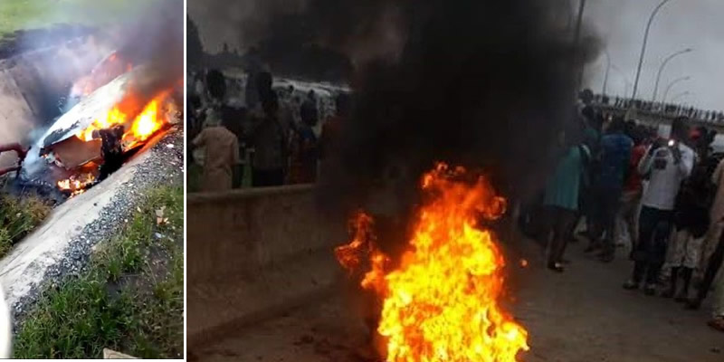 One chance suspect set ablaze in Abuja