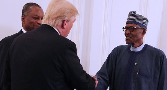Presidents Trump and Buhari