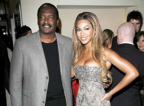 Beyonce and her father, Mathew Knowles