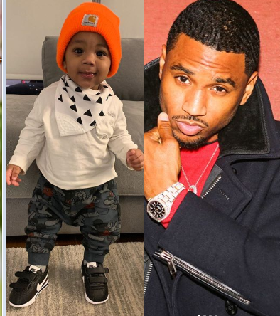 Trey Songz and son