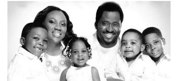 Desmond Elliot and his family