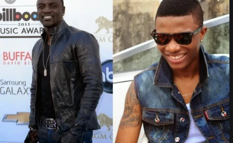 Photo of american singer, Akon and Wizkid