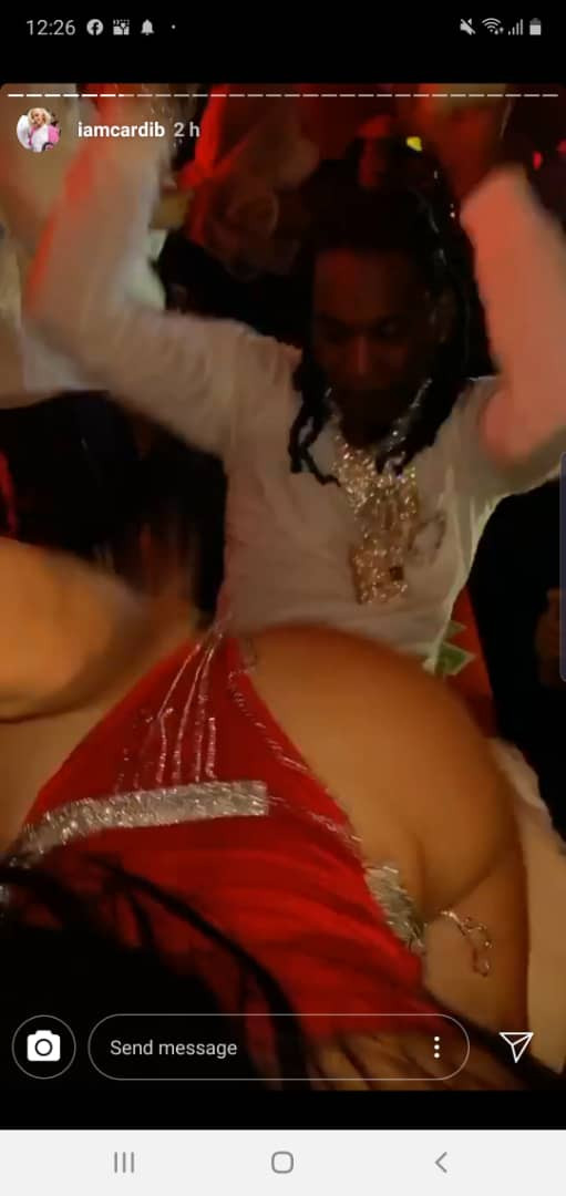 Offset and an erotic dancer