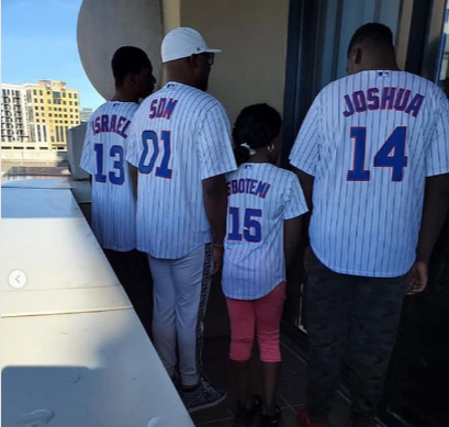 Dino Melaye and kids holidaying in the US