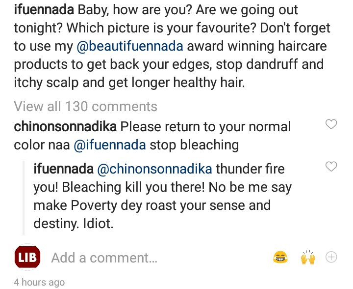 The exchange between Ifu Ennada and an internet troll