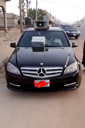 The Nigerian man in his Mercedes Benz