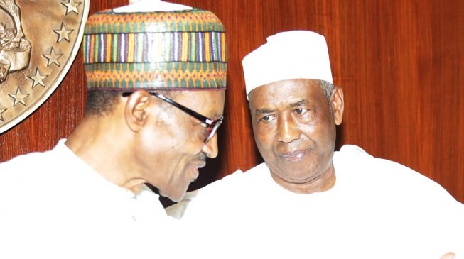 President Buhari and Isa Funtua