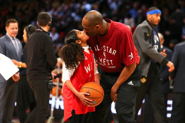 Kobe Bryant and his daughter, Gianna