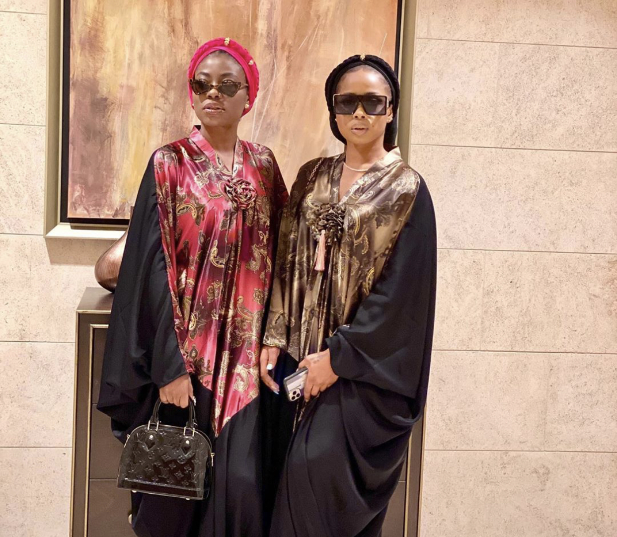 Fashion entrepreneurs, Sophia Momodu and Queen Ajoke