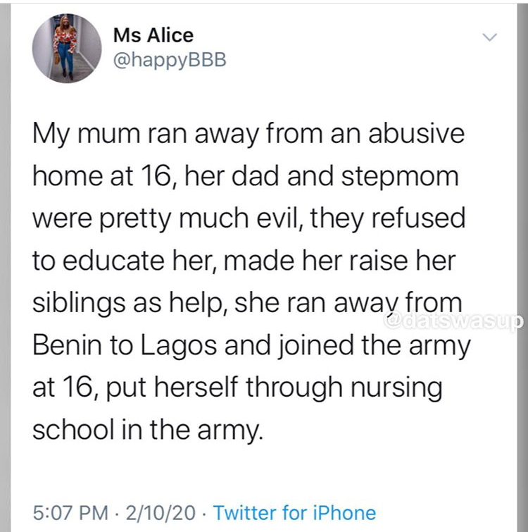 Lady Shares Inspiring Story About Mum