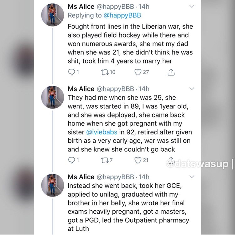 Lady Shares Inspiring Story About Mum