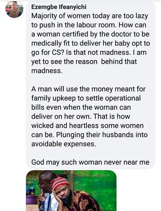 Man Slams Ladies Who Choose Surgery