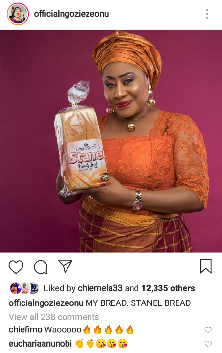The Nollywood star’s post