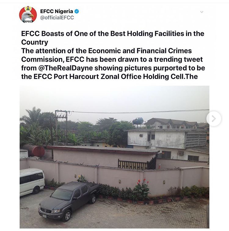 EFCC Cell In Rivers State