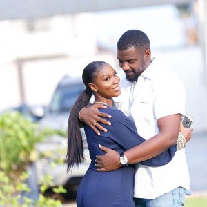 John Dumelo and wife Gifty