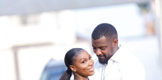 John Dumelo and wife Gifty