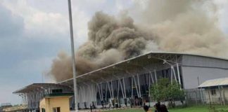 Oweeri airport razed by fire