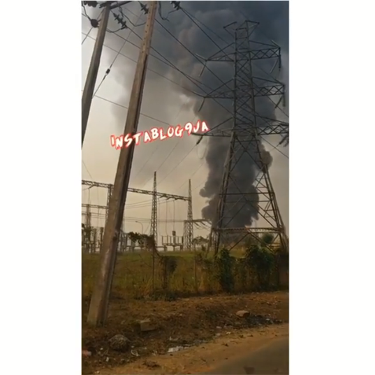 Fire Outbreak In Ibadan Powerplant 