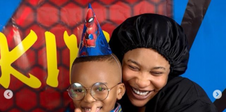Beautiful mom, Tonto Dikeh and her son, King Andre