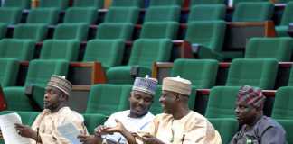 Akin Alabi and his colleague at the national Assembly