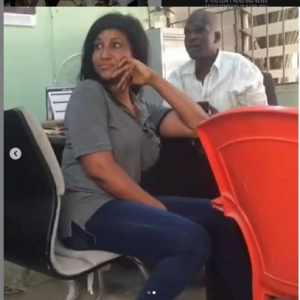 Photo of Kemi Stone at the police station