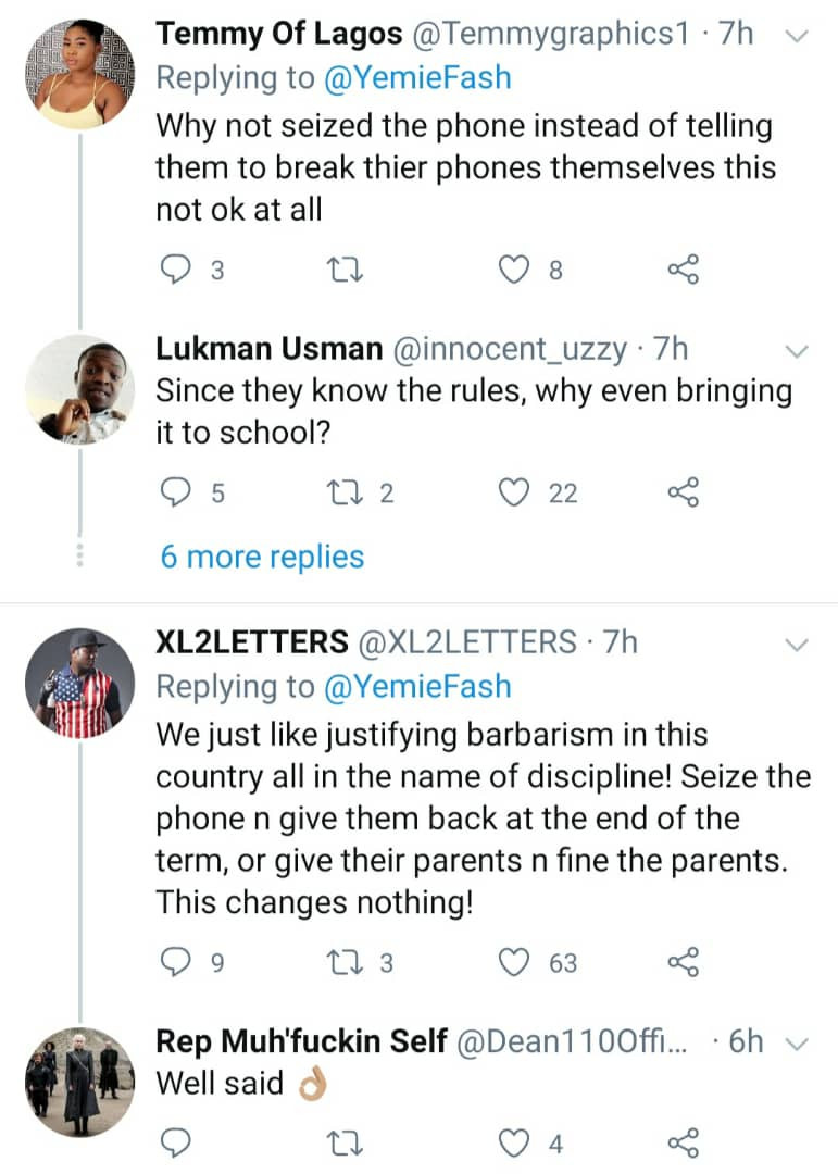 Teacher Ask Students To Destroy Their Phones