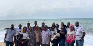 Adebayo Salami and his family