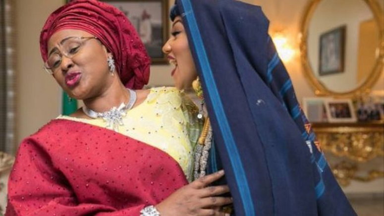 Aisha Buhari and Daughter