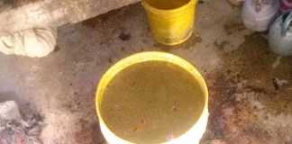 Photo of the soup inmates are allegedly served at Kaduna Prison