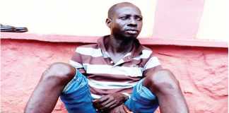 The suspect, Olanrewaju Adeyinka