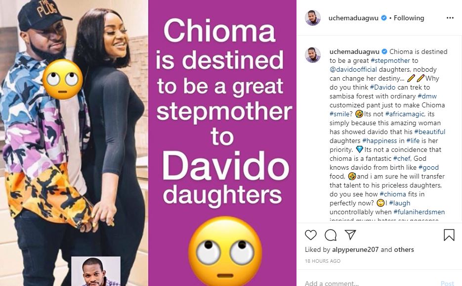 Chioma Is Destined To Be A Great Stepmother - Uche Maduagwu