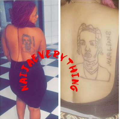 The lady with Nairamarley's tatoo