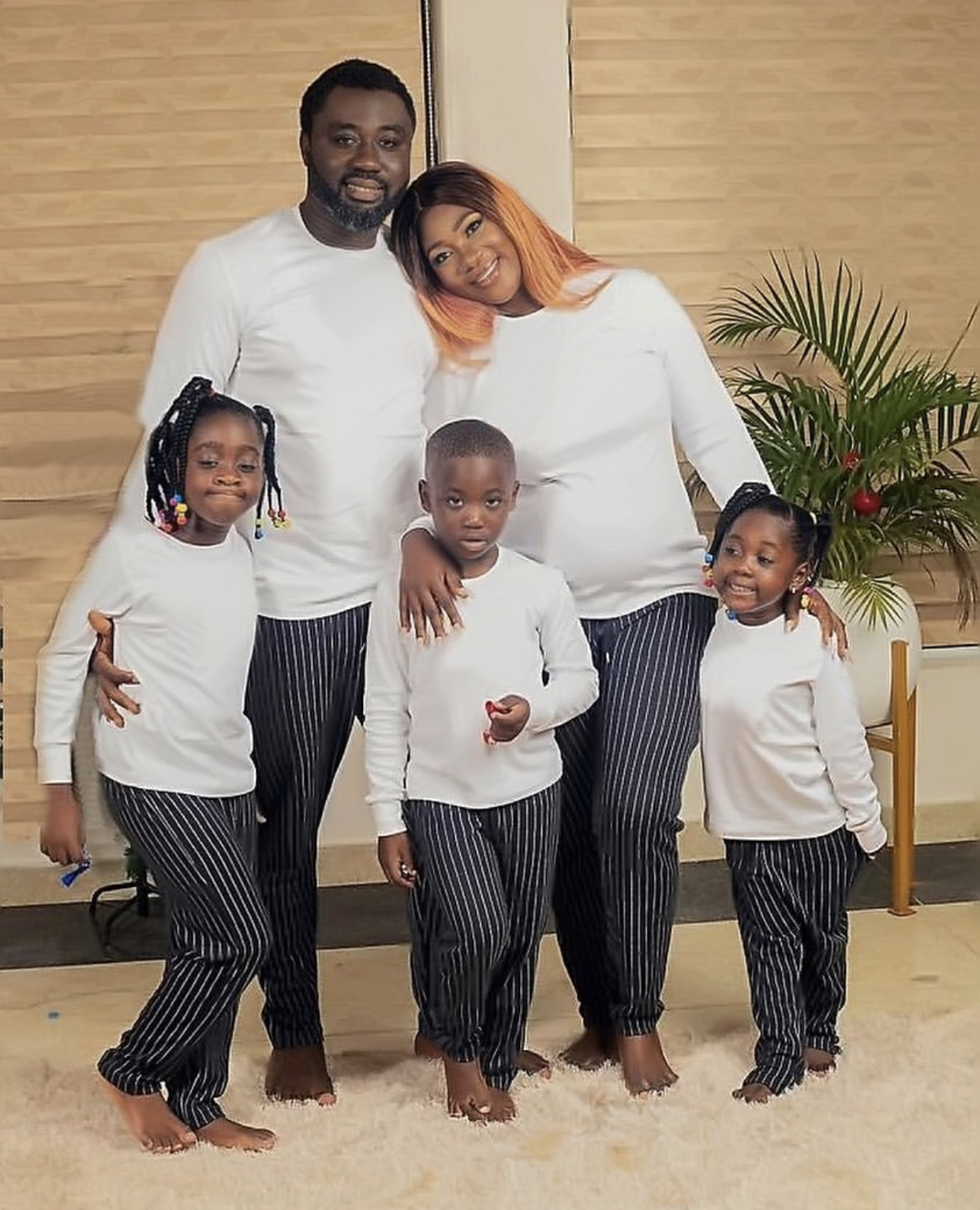 Mercy Johnson-Okojie and her family