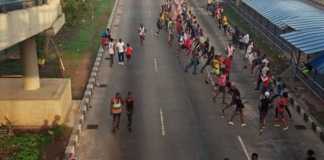 Joggers in Lagos