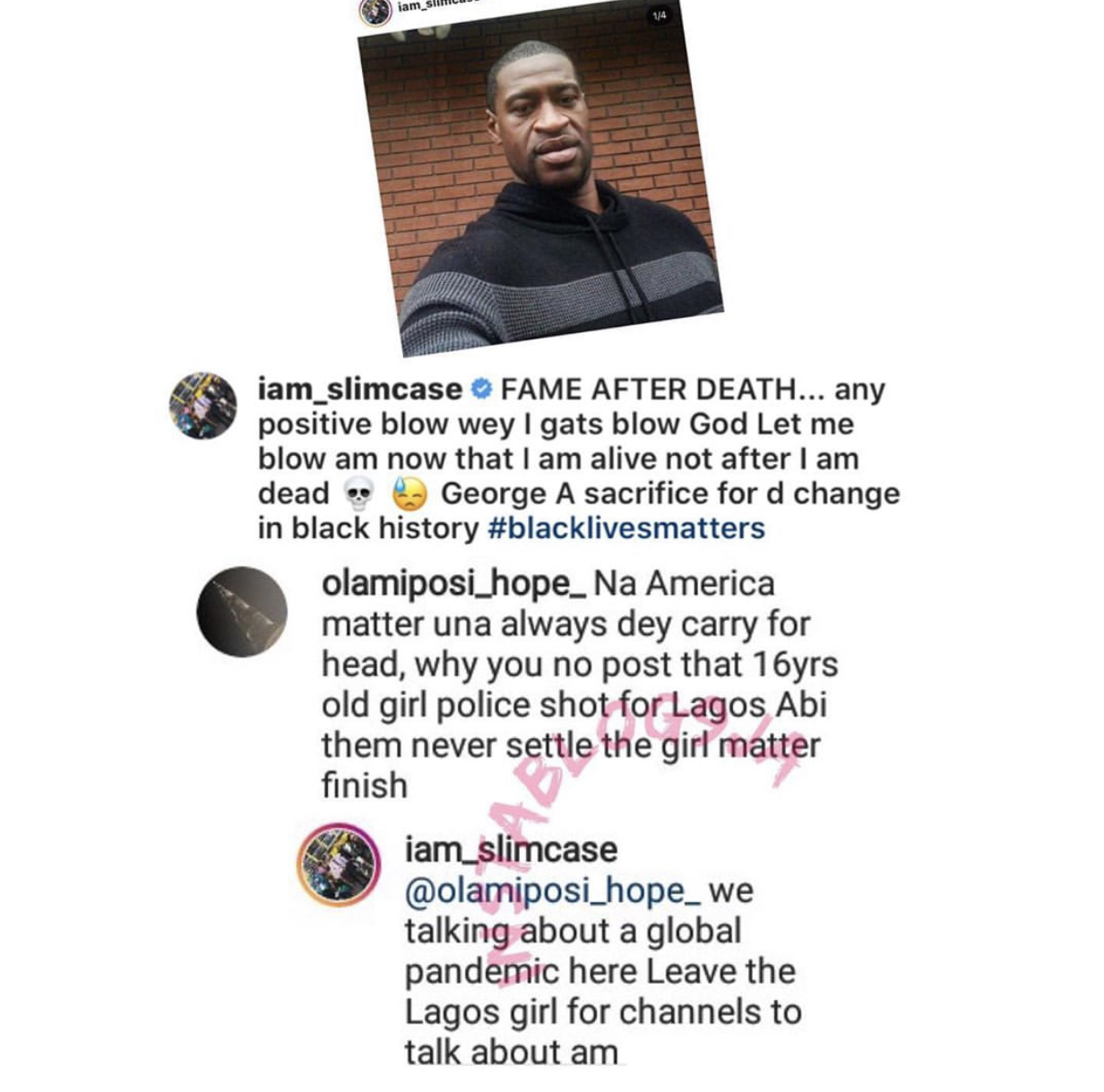 The rapper’s comment on the issue
