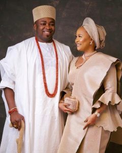 Oba Saheed Elegushi and his second wife, Olori Hadiza Yakasai Elegushi
